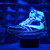 Laser Cut Travis Scott 1S 3D Illusion Sneaker LED LAMP