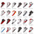 45 Non-Repetitive Air Jordan Sneakers Stickers Removable and Waterproof