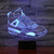 Laser Cut  AJ4 3D Illusion Sneaker LED LAMP