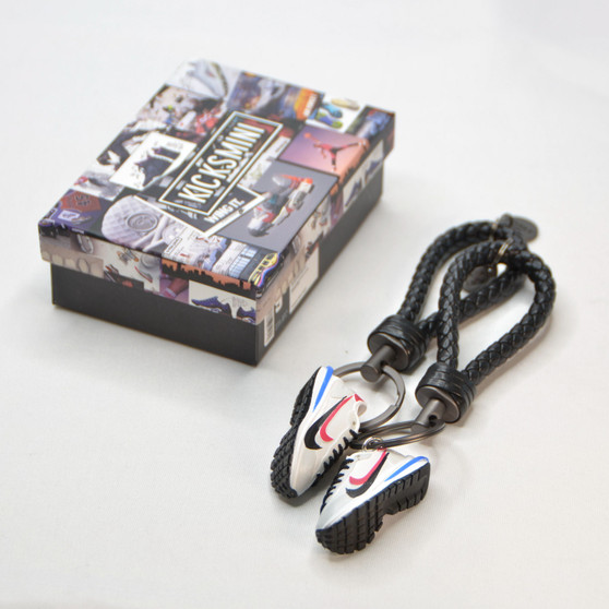Sacai Vaporwaffle Sport Fuchsia Game Royal 3D Sneaker Keychain