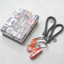 SB Dunk Low OW "University Red" 3D Sneaker Keychain