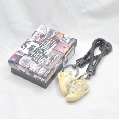 jordan 4 off white keychain