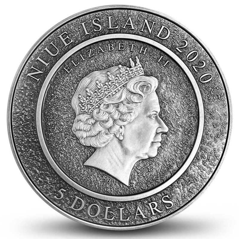 THE VINCENT VAN GOGH Series – Self Portrait 2 oz Silver Coin Niue 2020