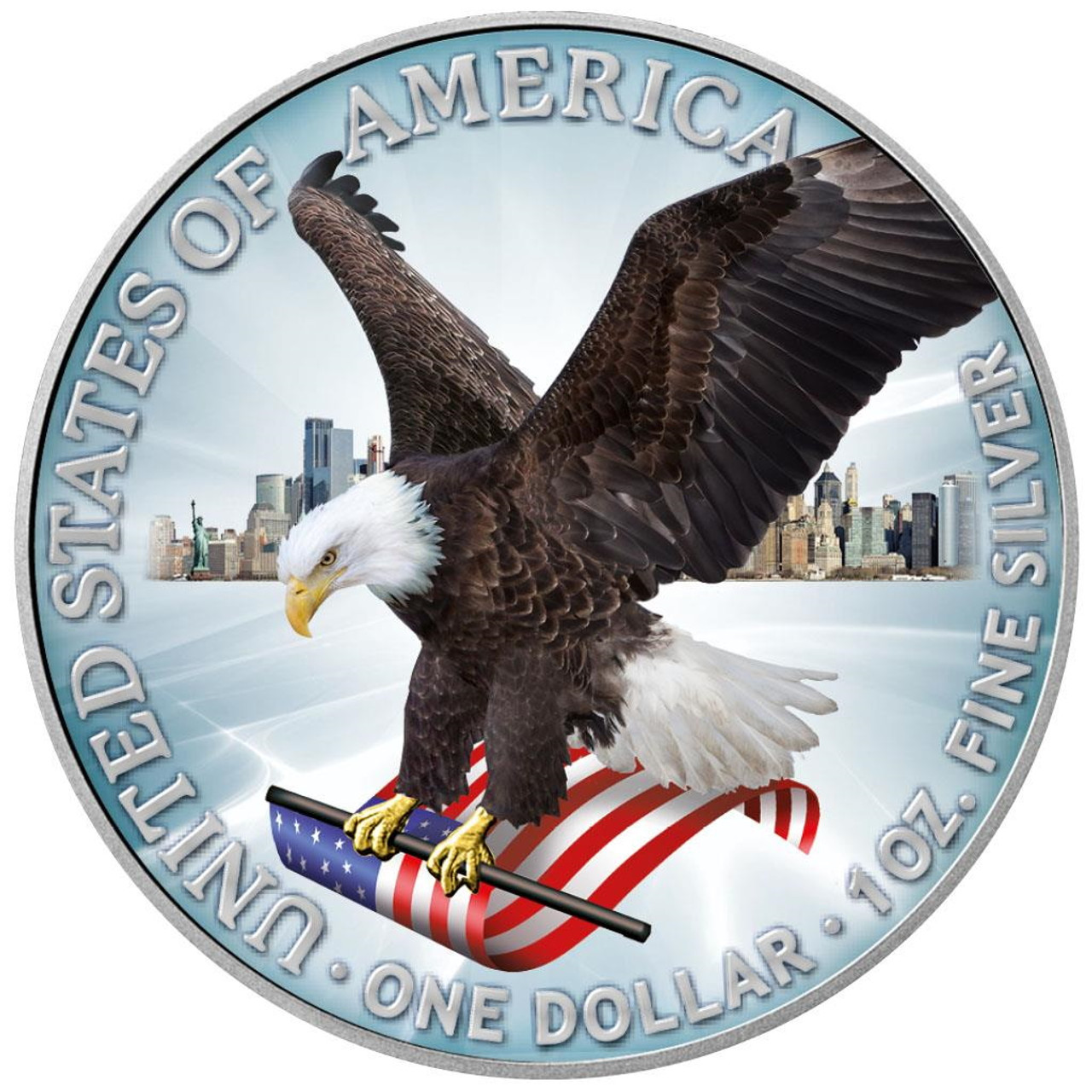 AMERICAN SILVER EAGLE COLOR 2023 1 oz Colorized Pure Silver Coin