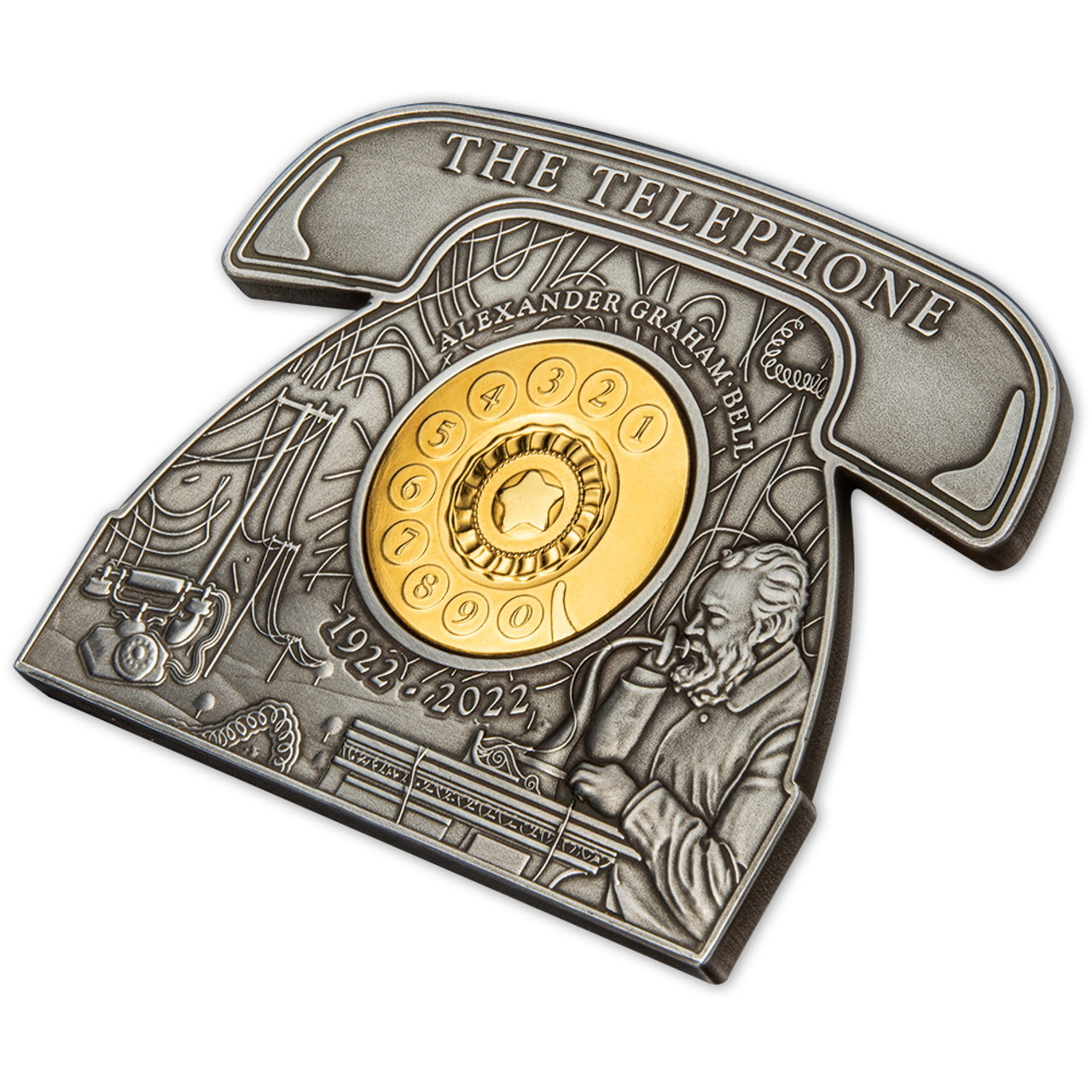 Alexander Graham Bell Coin Close Up