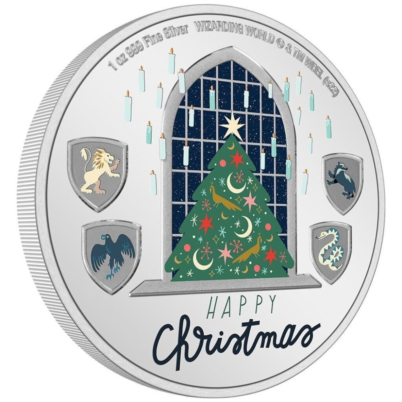 2020 ハリーポッター クリスマス 銀貨 ニウエ - 旧貨幣/金貨/銀貨/記念硬貨