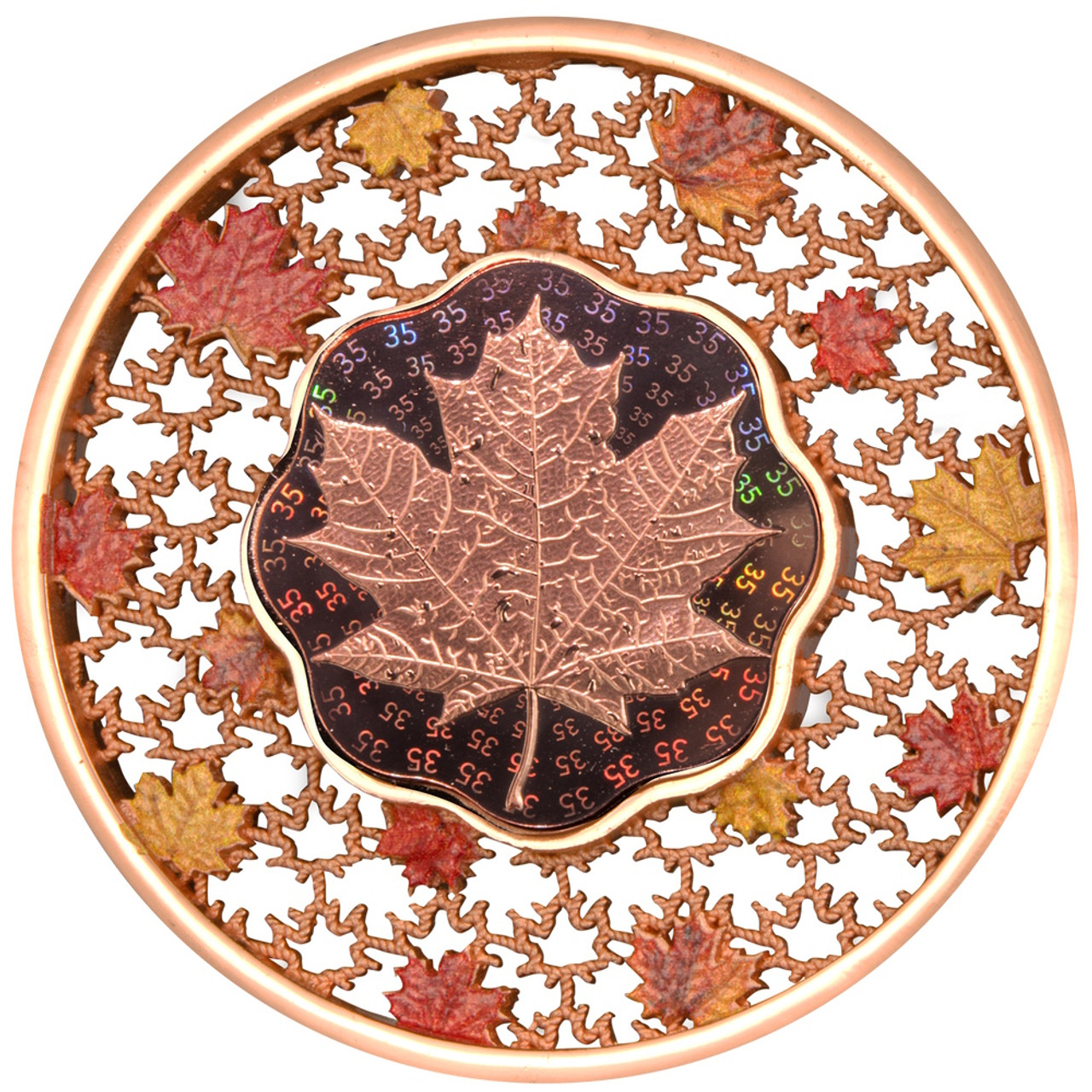 Filigree Maple Leaf 2 oz Silver Coin