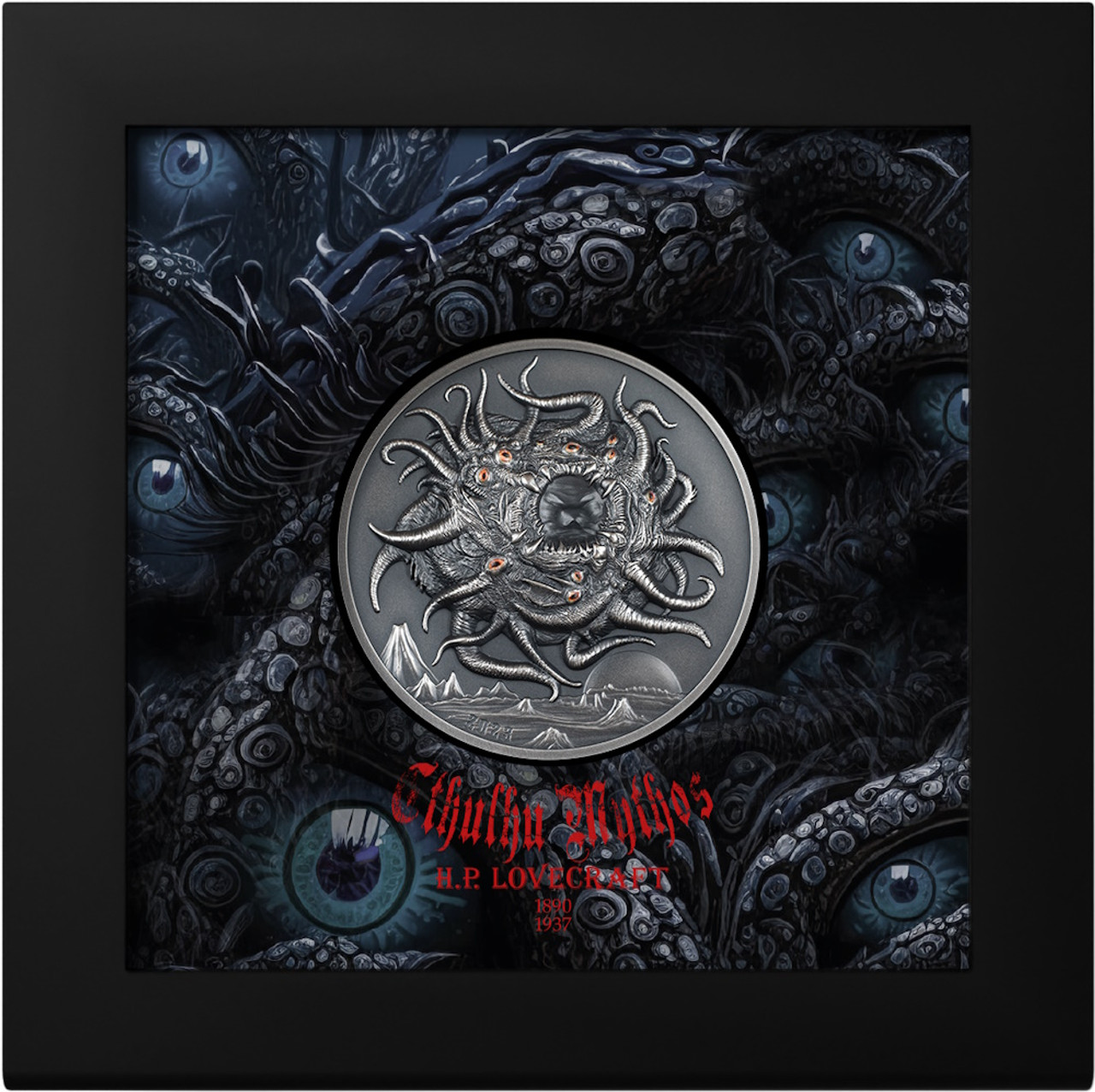 AZATHOTH H.P. Lovecraft 3 oz Silver Coin $20 Palau 2023