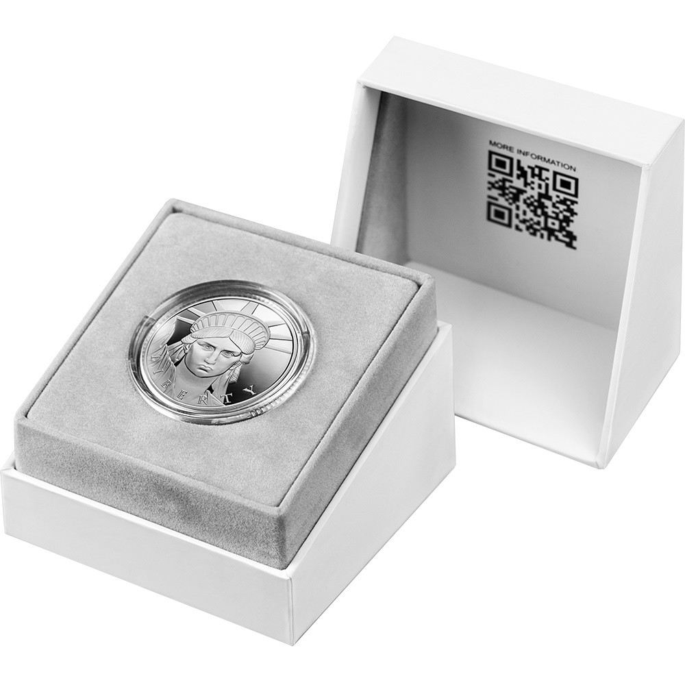 STATUE OF LIBERTY Cryptocurrency 1 oz Silver Proof Coin UCS 2023