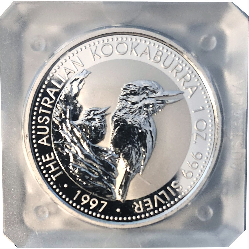 KOOKABURRA 1 oz Silver BU Australia 1997