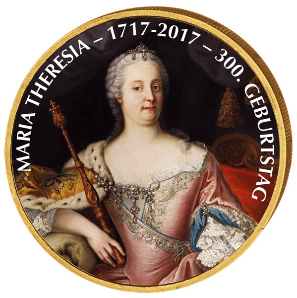 MARIA THERESA Colored Coin 2 EURO