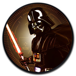STAR WARS Darth Vader 1 oz Silver Color Coin Niue 2019 STAR WARS Darth Vader 1 oz Silver Color Coin Niue 2019