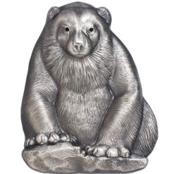 GULU GULU Wolverine 3D shaped-Swarovski Eyes 2 oz Silver Coin Mongolia 2020 GULU GULU Wolverine 3D shaped-Swarovski Eyes 2 oz Silver Coin Mongolia 2020