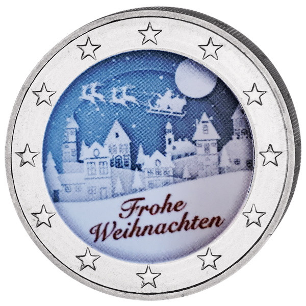 MARIA THERESA Colored Coin 2 EURO