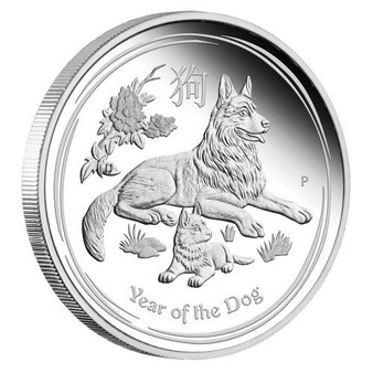 LUNAR YEAR Coins - Year of the Dog - Dazzling Coins