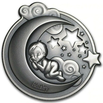 Lullaby - Dreaming Boy $5 1oz Silver Coin - Cook Islands 2018