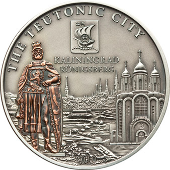 Kaliningrad HANSEATIC LEAGUE Hansa 5$ Cook Island Silver Coin 2010