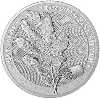 OAK LEAF 2020 WMF EDITION 1 oz Pure Silver Coin in Blisterpack