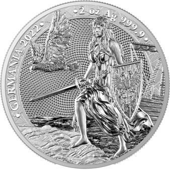 GERMANIA 2 oz. Silver Coin 10 Mark 2022
