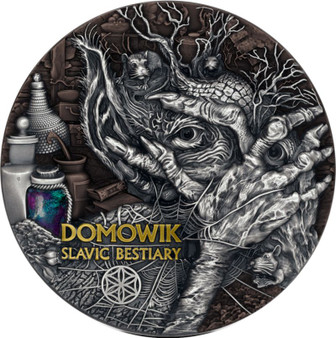 DOMOWIK Slavic Bestiary 3 oz. Silver Coin Cameroon 2022