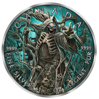 GRIM REAPER Armageddon VI 1 oz Silver Coin Canada 2023