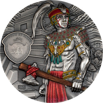 MAYAN Lost Civilizations 2 oz. Silver Coin $10 Palau 2023