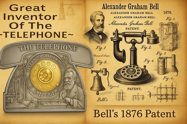 A Century of Innovation: The Alexander Graham Bell 3 oz Silver Coin