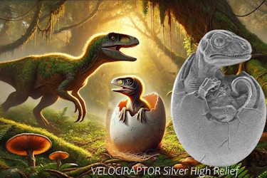 Velociraptor – Jurassic Instinct, Forged in Silver