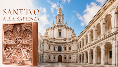 Dome in SANT IVO ALLA SAPIENZA 100g Copper Coin Samoa