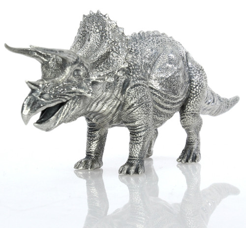TRICERATOPS – 8 oz Silver 3D STATUE with Serial Number TRICERATOPS – 8 oz Silver 3D STATUE with Serial Number