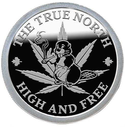 TOKING BEAVER –THE True North High & Free 1 OZ Silver Proof – BEAVER BULLION