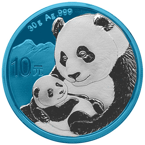 PANDA Space Blue Edition 30 g Silver Coin 10 Y China 2019