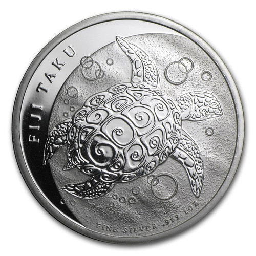Hawksbill Taku 1 oz Silver Coin NZ Mint Fiji 2010