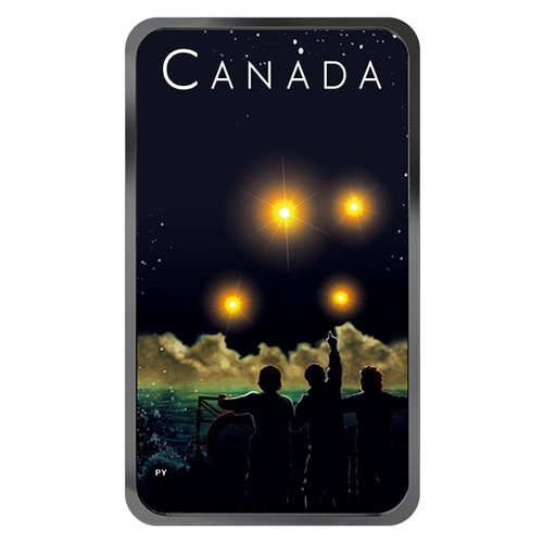 THE SHAG HARBOUR INCIDENT – 1 oz Silver Glow-in-the-Dark Coin Canada 2019 THE SHAG HARBOUR INCIDENT – 1 oz Silver Glow-in-the-Dark Coin Canada 2019