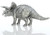 TRICERATOPS – 8 oz Silver 3D STATUE with Serial Number TRICERATOPS – 8 oz Silver 3D STATUE with Serial Number