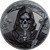 GRIM REAPER Dark Side 1 Oz Silver Coin 1000 Francs Equatorial Guinea 2018
