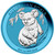 KOALA Space Blue Edition 1 oz Silver Coin 1$ Australia 2019