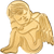 GUARDIAN ANGEL 0.5 g Golden Coin Palau GUARDIAN ANGEL 0.5 g Golden Coin Palau