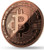 BITCOIN  Cold Storage Coin 1  AV Ounce  999 Fine Copper BITCOIN  Cold Storage Coin 1  AV Ounce  999 Fine Copper