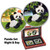 PANDA Day & Night 2 x 30 g Silver Color Coin set China 2020