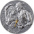 PERSEUS  &  ANDROMEDA 2 oz Antique Silver Coin Cameroon 2023