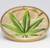 Famous Leaf 1 oz Silver Concave Proof Gilded Coin Benin 2021