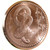 Year of The Snake 1 oz .999 Copper Round  2013