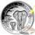 2015 Somalia~ African ELEPHANT Year of Goat~Privy Mark 1oz Silver Coin