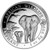 2015 Somalia~ African ELEPHANT Year of Goat~Privy Mark 1oz Silver Coin