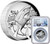 2015 1 oz Silver Coin - Australia Great White Shark High Relief - NGC PF70