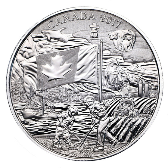 THE SPIRIT OF CANADA - 2017 $3 Pure Silver Coin Canada