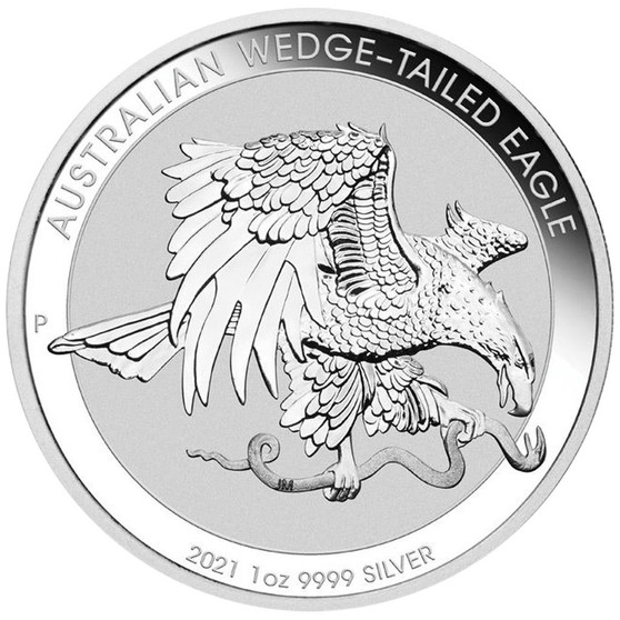 WEDGE TAILED EAGLE 1 oz Silver $1 Coin Australia 2021