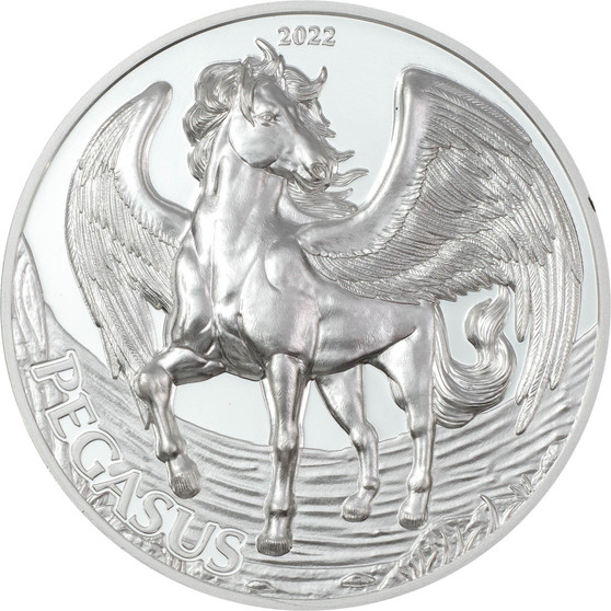 PEGASUS Mythological Animals 1 oz. High Relief Silver Coin Tanzania 2022