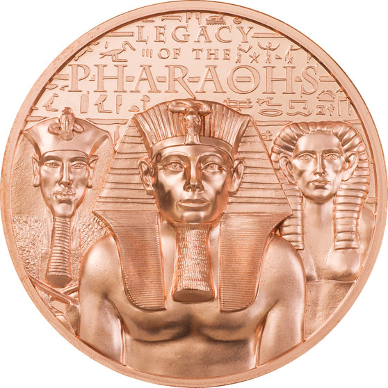 LEGACY OF THE PHARAOHS Copper Coin Cook Islands 2022